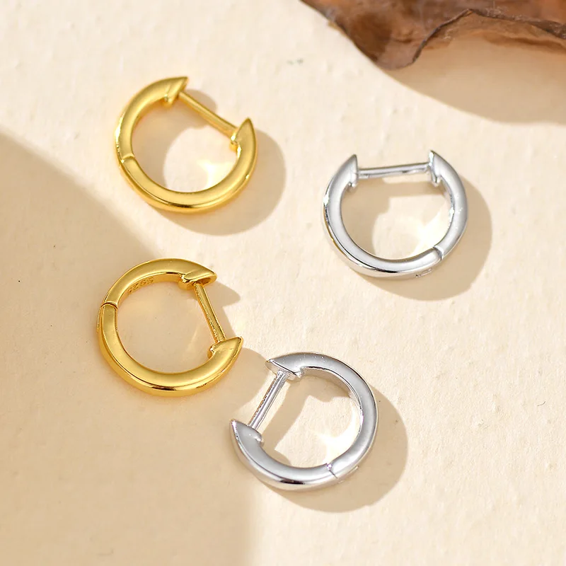 

Jenny&dave S925 Sterling Silver Classic U-shaped Earrings Jewelry Earrings Women's Earrings Ear Cuffs