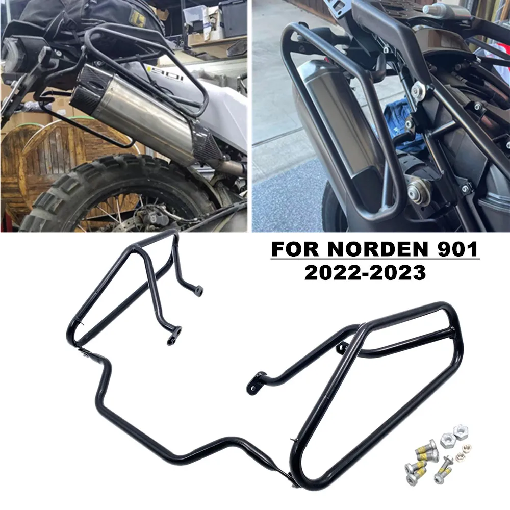 For Husqvarna Norden 901 norden901 NORDEN 901 2022 2023 Motorcycle Luggage Rack Travel Bag Holder Side bag holder