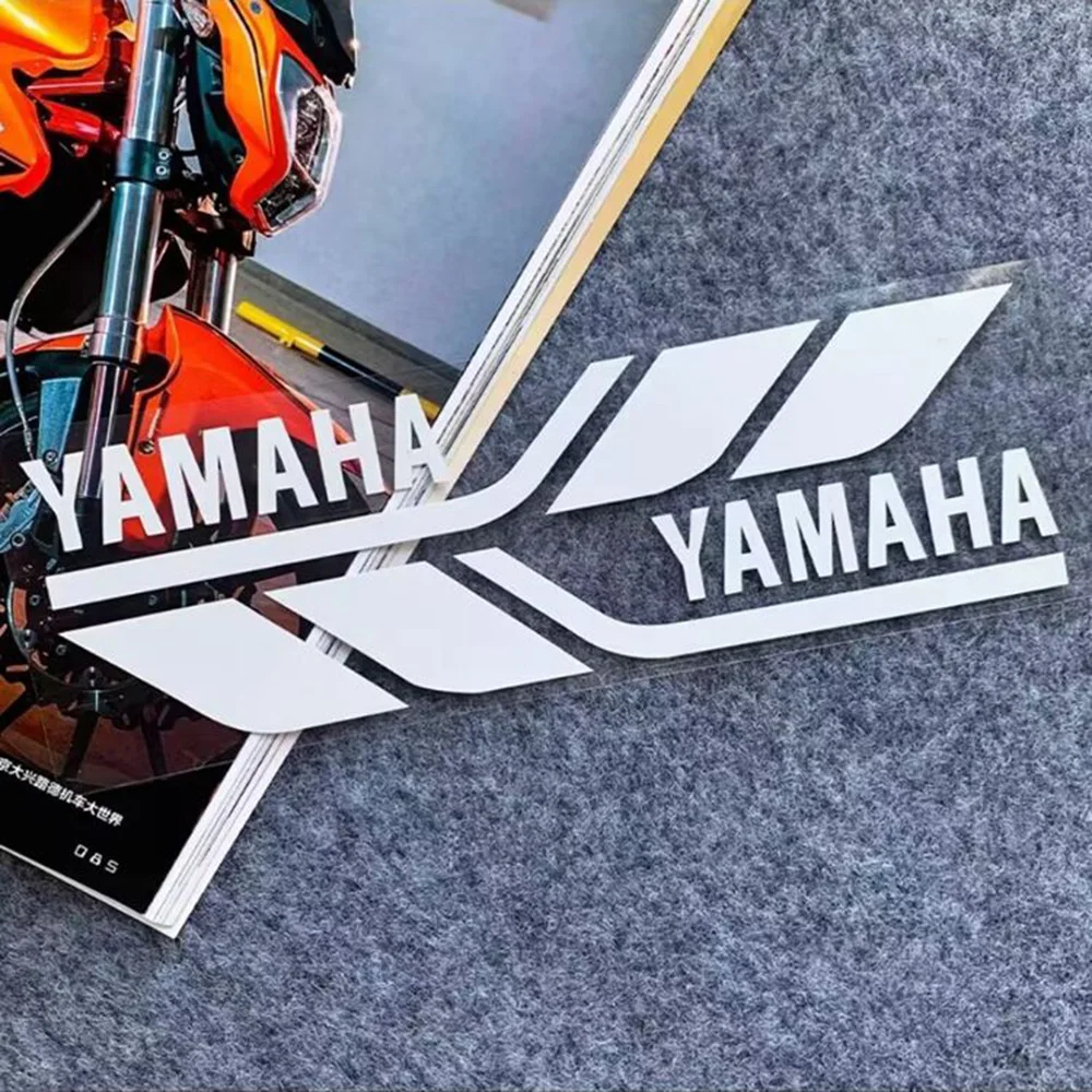 Motorrad Reflektierende Aufkleber Yamaha Laser Logo Racing Körper Helm Schwanz Box Modifizierte Auto Wasserdichte Dekorative Aufkleber