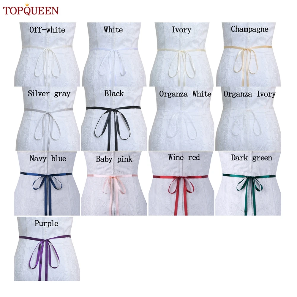 TOPQUEEN accesorios de boda vestido para ocasión Formal Liga de lujo cinturón de diamantes de imitación vestido de liga vestido de noche para novias Weddin S41