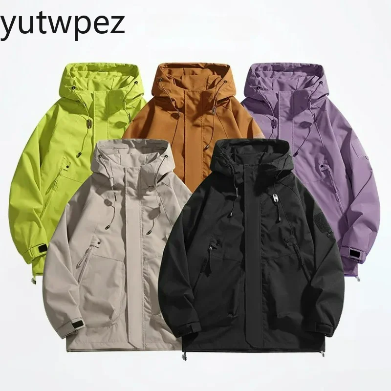 Unisex Waterproof Running Jacket Autumn Windproof Windbreaker Hiking Camping Trekking Outdoor  Hiking Sports Jackets Men Coats