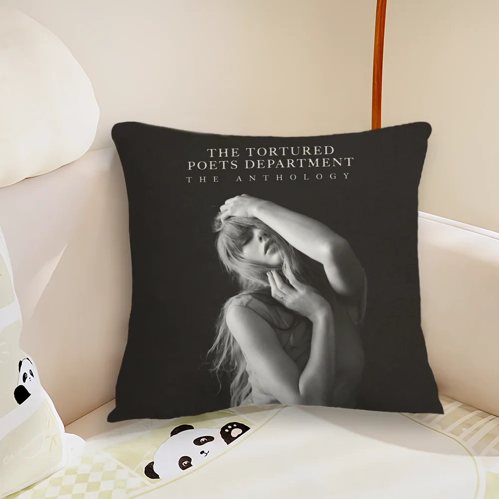 Singer T-TaylorS TTPD S-Swift Pillow Case Living Room Sofa Cushion Cover Suitable For Home Bedroom Room Decoration