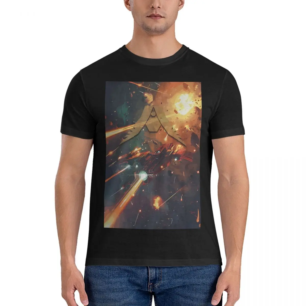 Hipster Remastered Collection T-Shirt for Men O Neck 100% Cotton T Shirts Homeworld Short Sleeve Tees Birthday Present Clothing