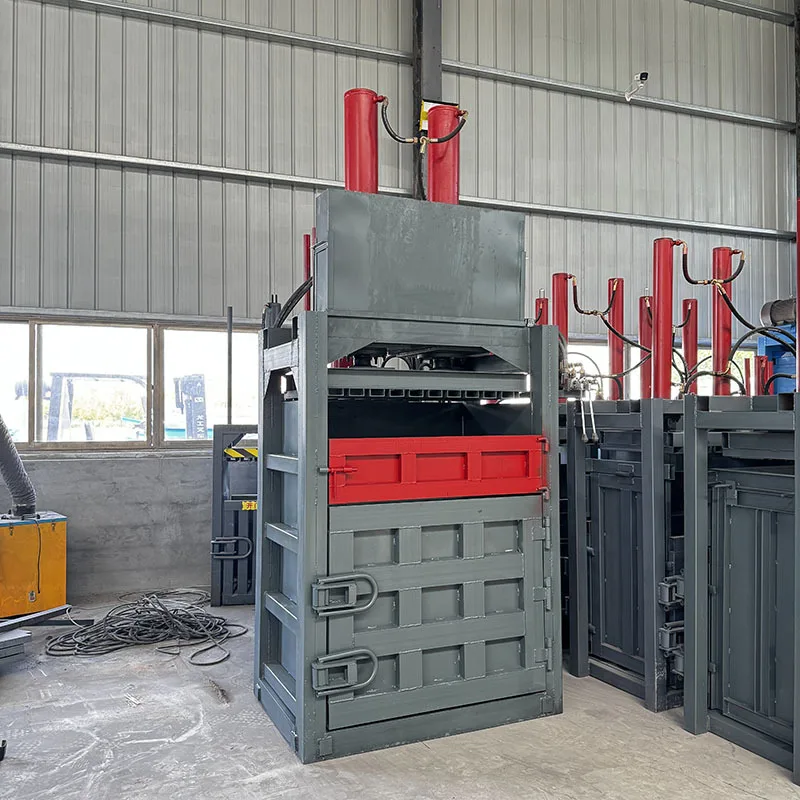 

Semi Automatic Vertical Garbage Station Scrap Baler Hydraulic Baling Press Machine 10T/30T/60T Baler Compactor