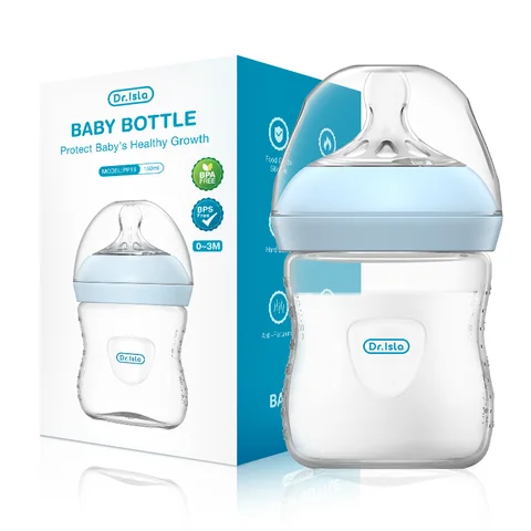 Бутылочка для кормления MAMIJOY с ручкой, 150/240/330 мл, без BPA