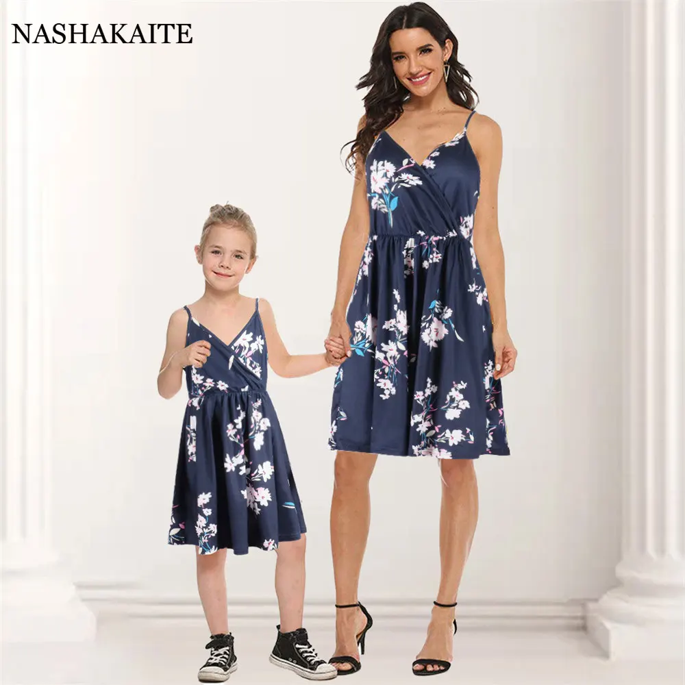 

Mommy And Me Clothes Family Look Holiday Beach Dress Floral Print Dress Dress Mother Daughter Dresses Family Matching Outfits