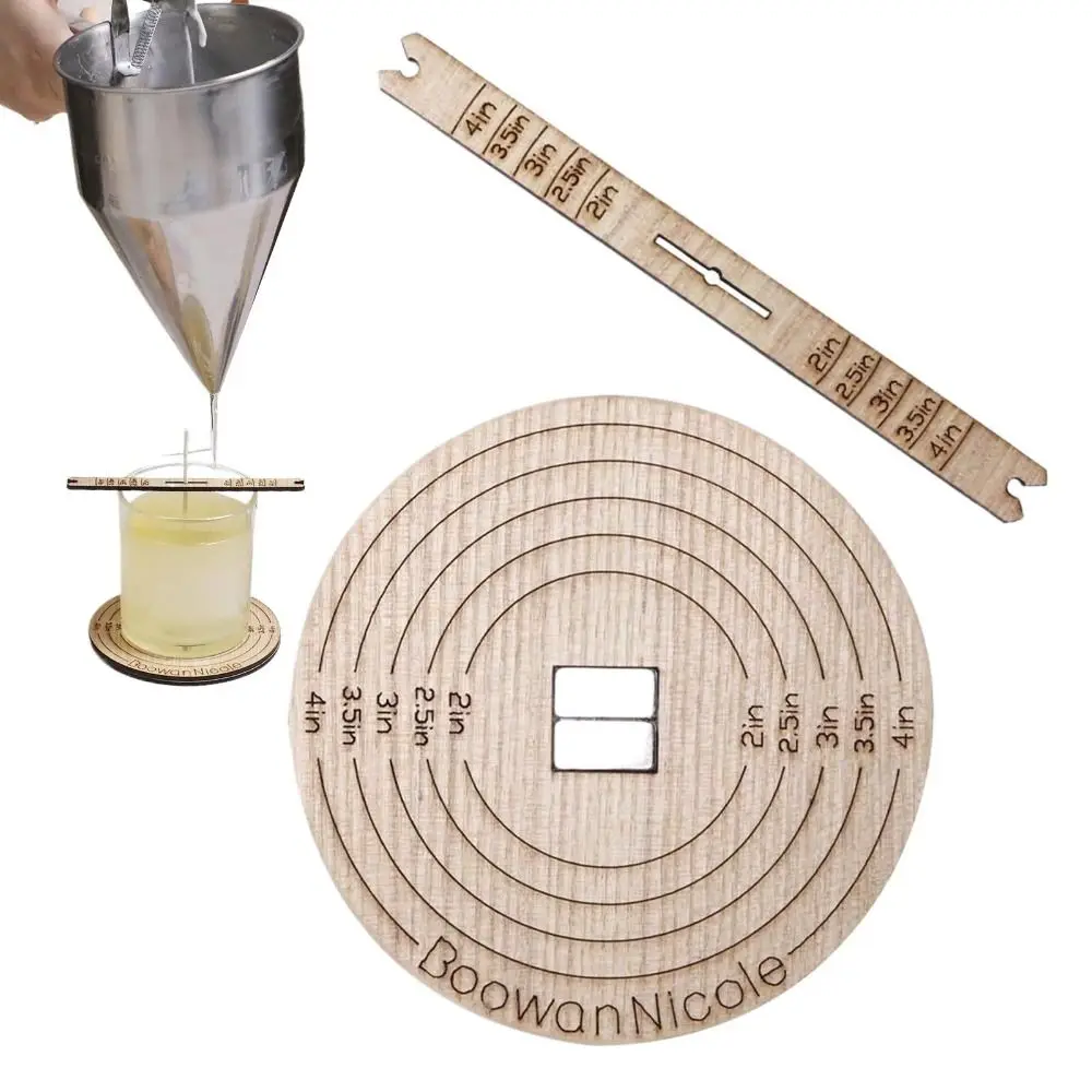 Universal Candle Wick Centering Tool Wooden Multifunctional Candle Making Tool Wick Centering Tool
