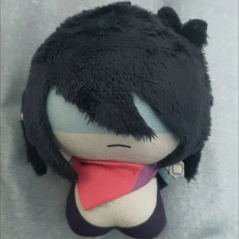 

10cm Game Deltarune Pendant Plush Doll Cute Body Cotton Kris Stuffed Toy Backpack Kris Plusie Keychain Toys XMAS Present Gift