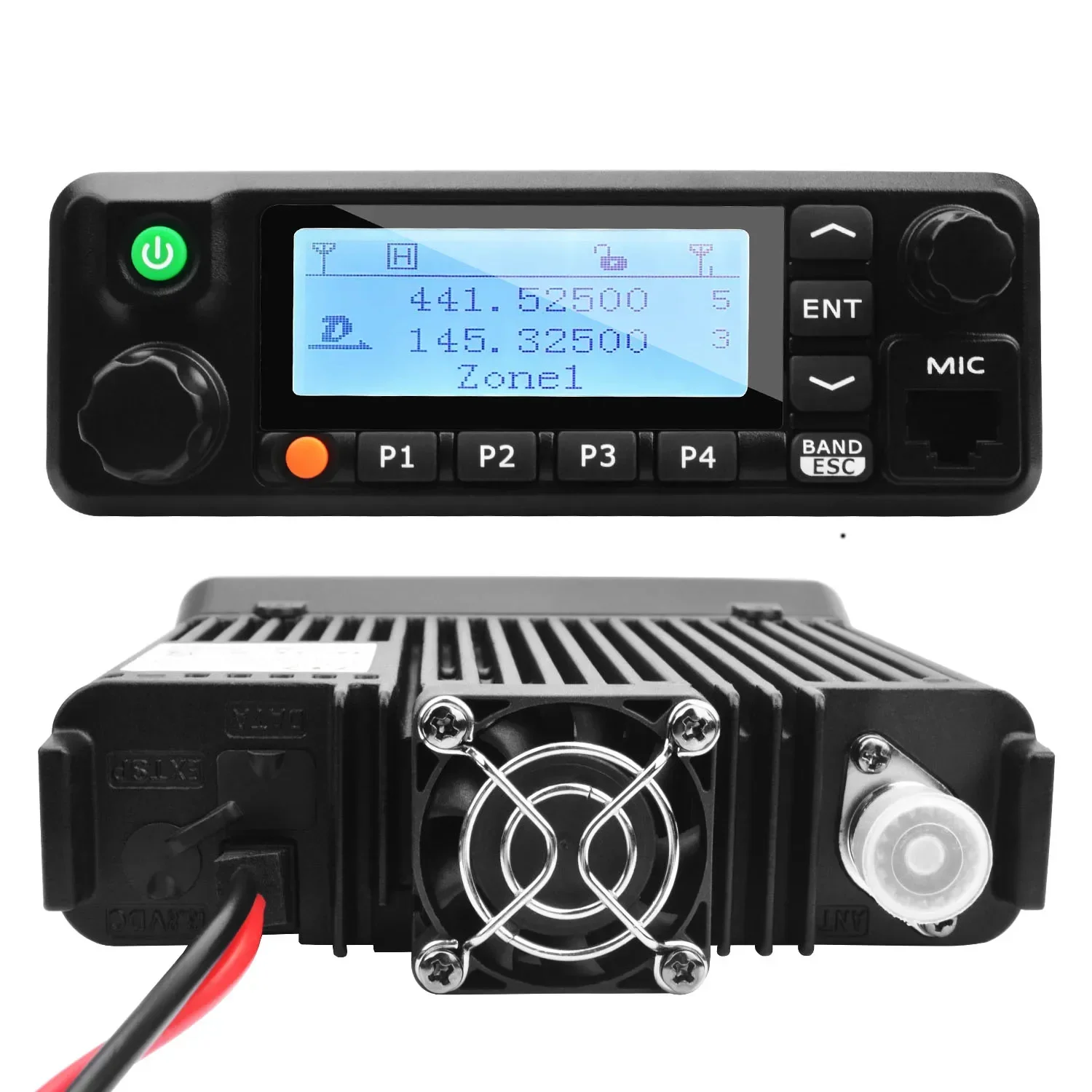 

Hot sales TYT MD-9600 DMR Mobile Radio GPS Dual Band VHF UHF 50W Record Vehicle Long Range Communication Walkie Talkie