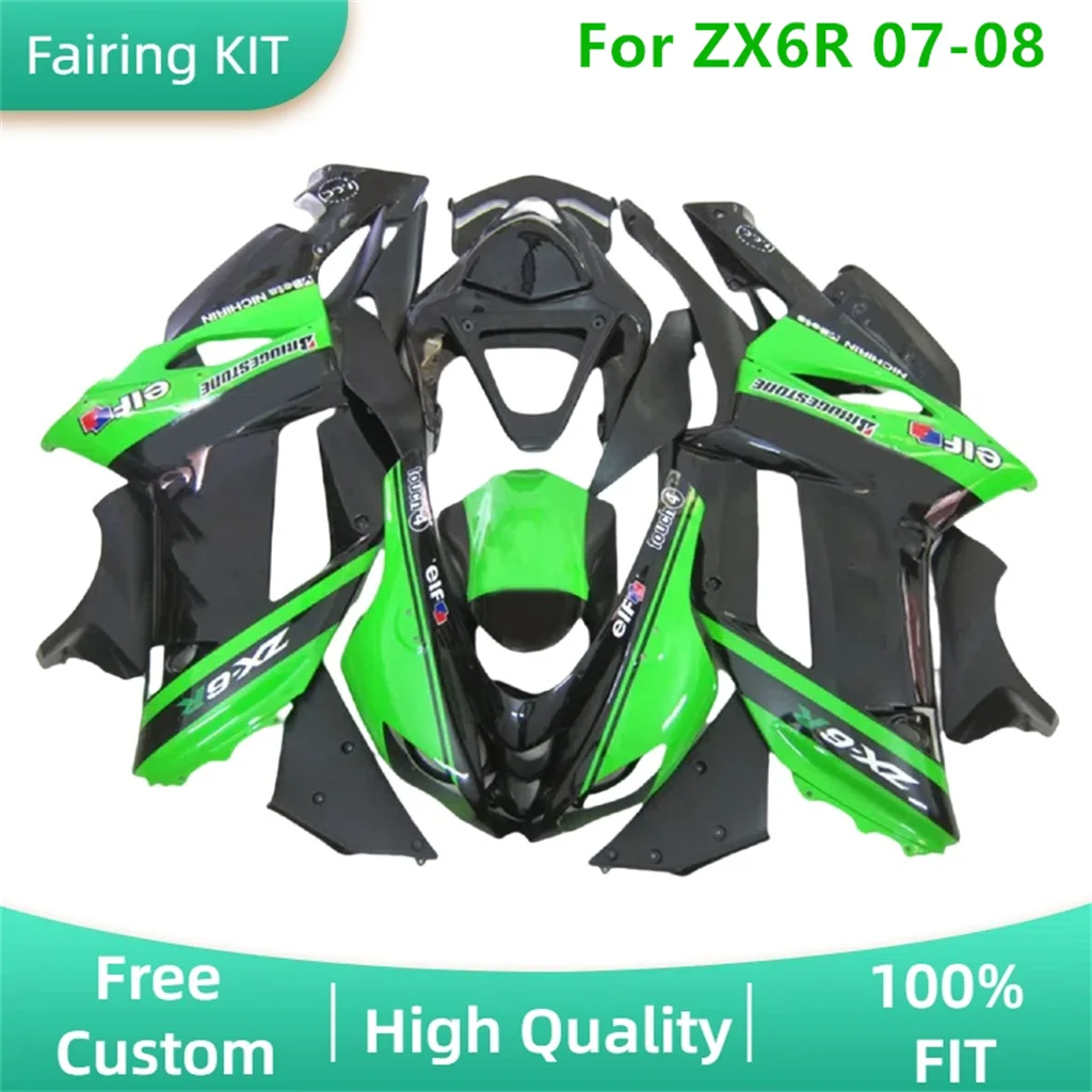 

For KAWASAKI ZX 6R 636 2007 2008 07 08 ZX-6R High Grade Motorcycle Fairing Kits ABS Road Racing Body Repair Aftermarket Parts
