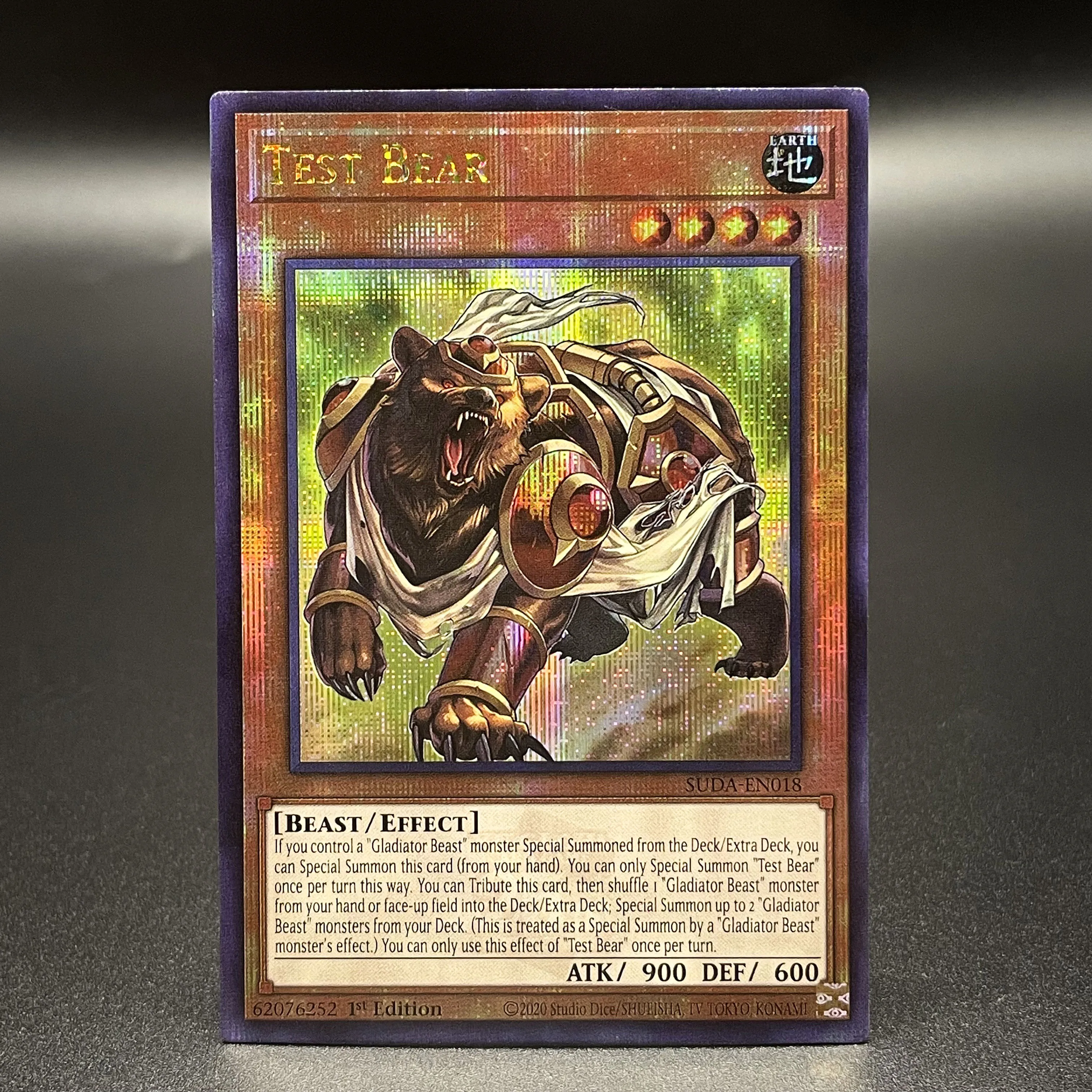 bear yugioh cards Gouki Bearhug FLOD-EN010 Yu-Gi-Oh! Card main image 0