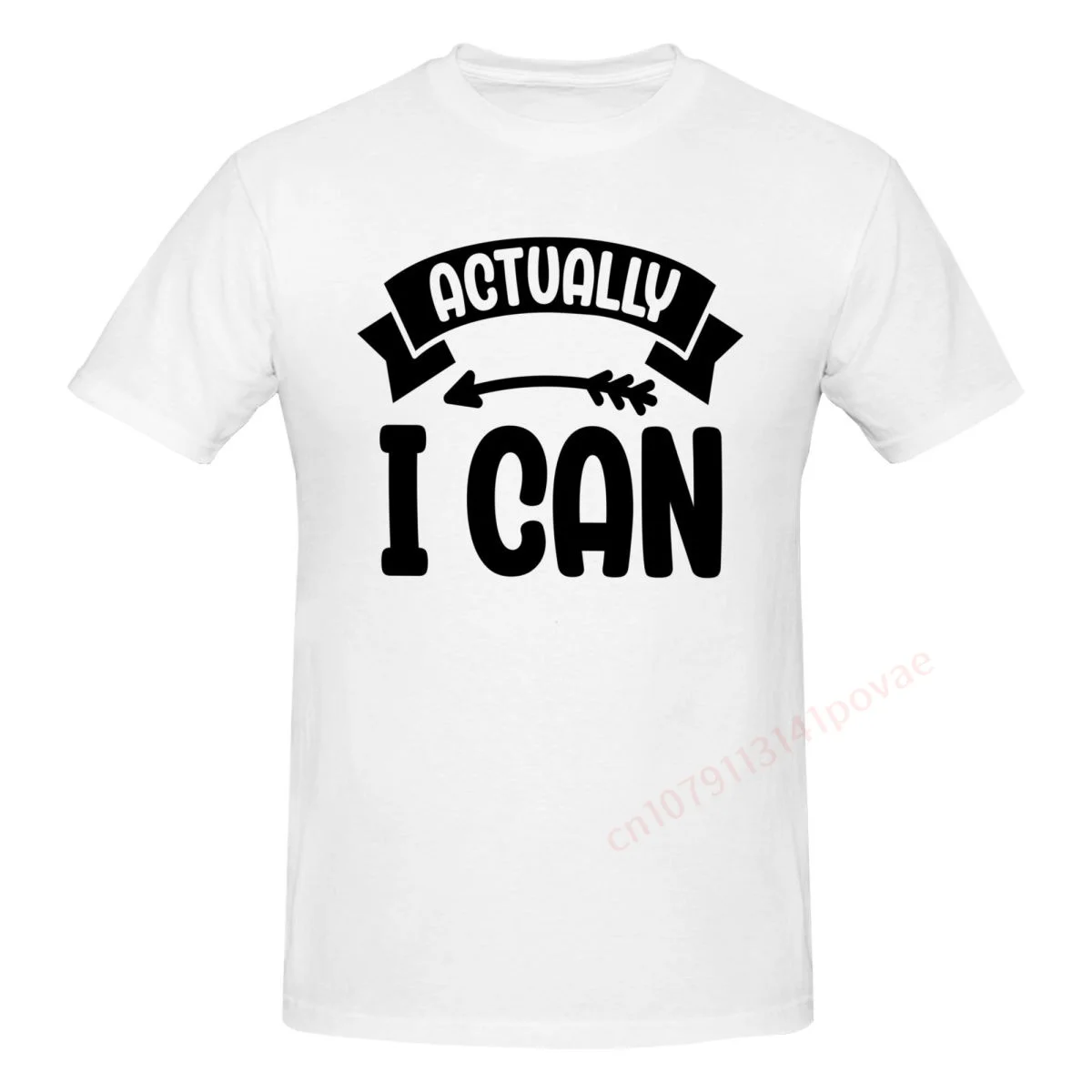

100% хлопок ACTUALLY I CAN мотивационные футболки с цитатами мужская повседневная женская одежда футболки топы футболки