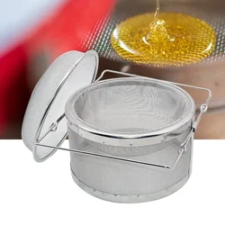 Stainless Steel Honey Filter Honey Flows Colanders Double Sieve Honey Strainer Impurity Filter Screener Purifier Beekeeping Tool