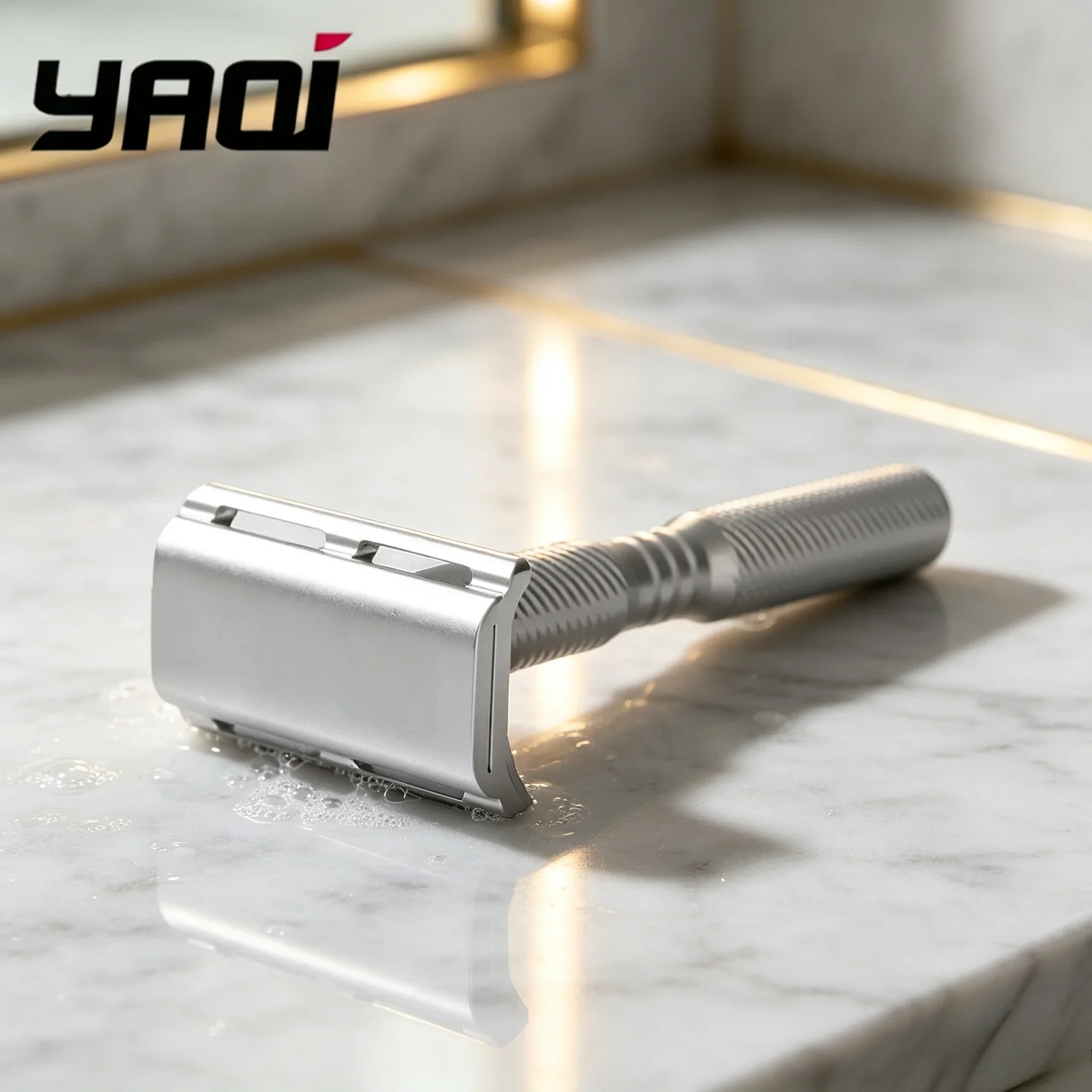 2026 Yaqi Safety Razor Light Weight YAQI Ghost (Aluminum Version) Safety Beard Shaver