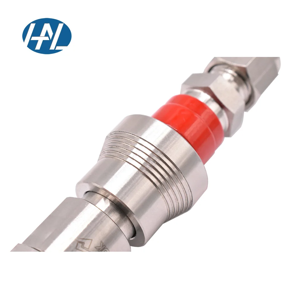 SS316L Stainless Steel Quick Connector Hydraulic Couplings Polished Surface Treatment