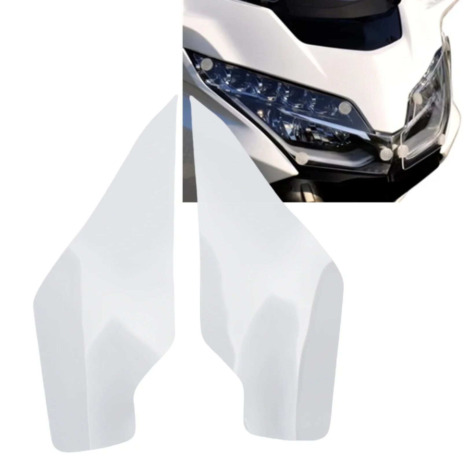 Pop For Honda Goldwing GL1800 2018-2024 Motorcycle Headlight Headlamp Head Light Lamp Protector Guard Shield Screen Lens Cover S