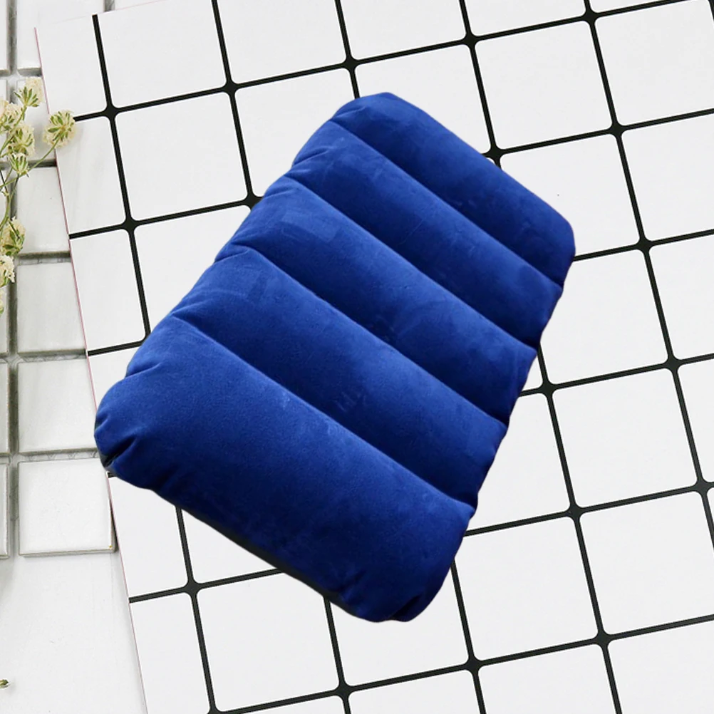 

Inflatable Pillow for Camping Travel Outdoor Portable Chair Gaming Accessories Flocking Cushion Lightweight Neck Support Nap