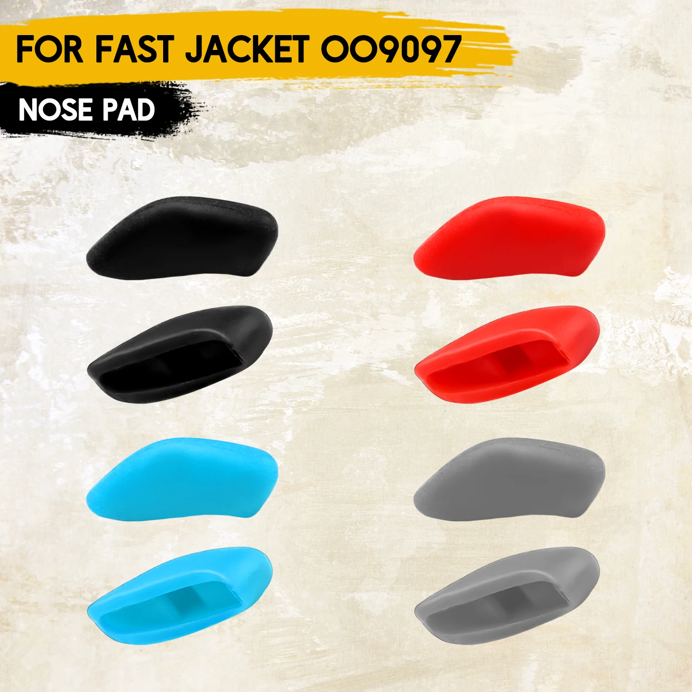 Silicone Nose Pad Replacement Nose Piece for Oakley Fast Jacket OO9097 Sunglasses Anti Slip Nose Guard