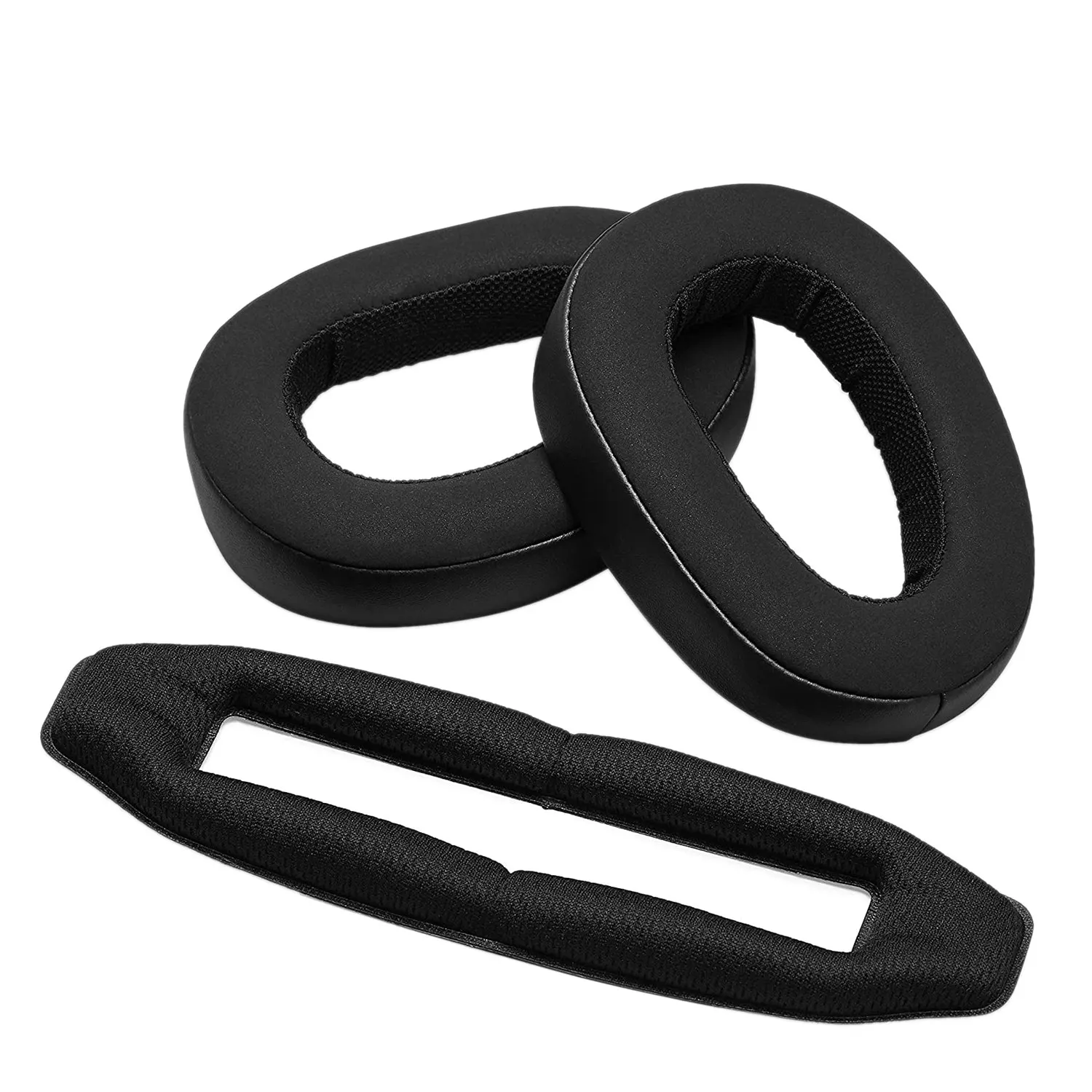 Wkładki do uszu poduszki na pałąk części zamienne akcesoria do Sennheiser GSP 670 GSP 500 GSP 600 gamingowy zestaw słuchawkowy