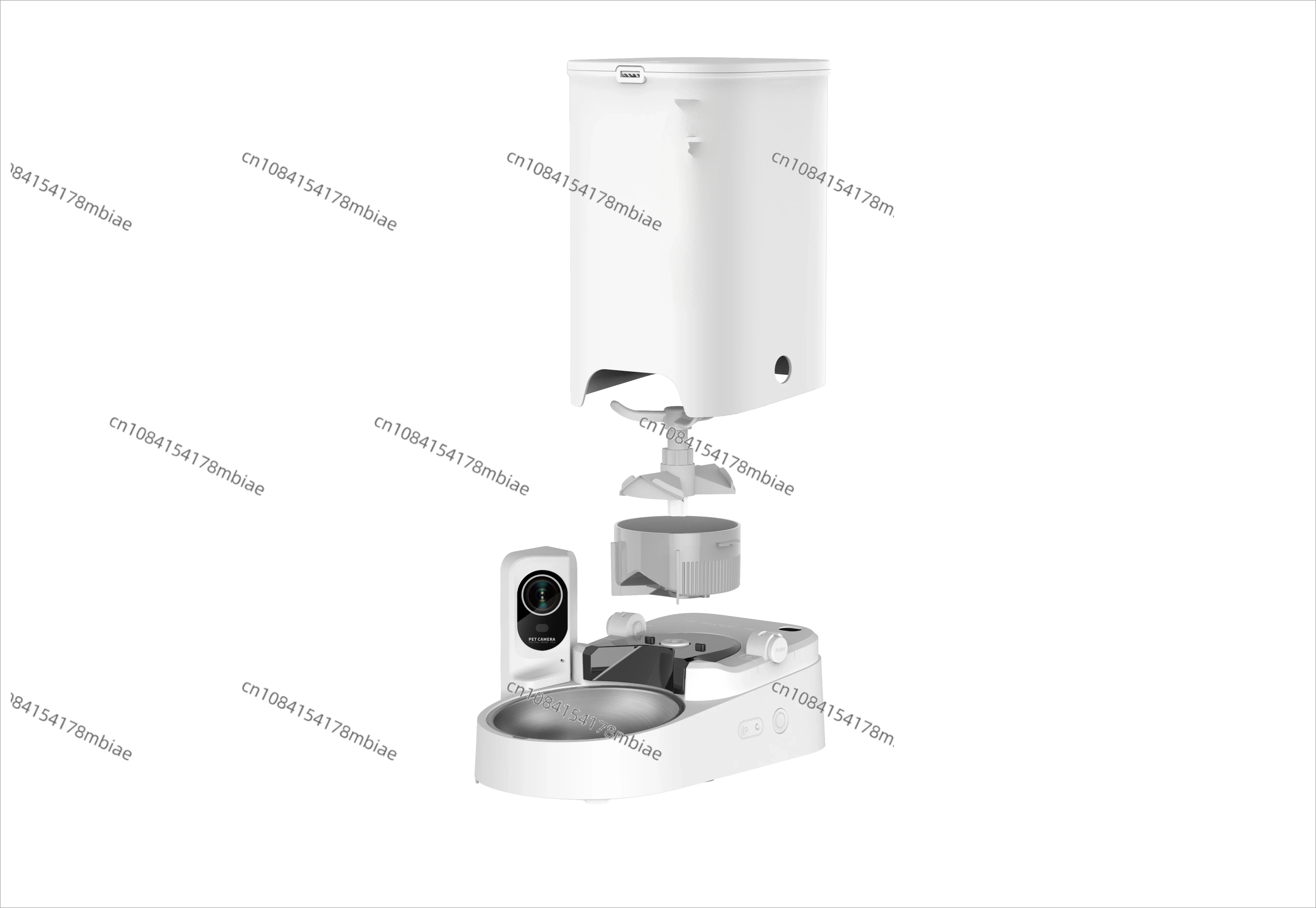 Solo with Camera Automatic Pet Feeder 1080 Camera 140 Degree Wide Angle App Control New