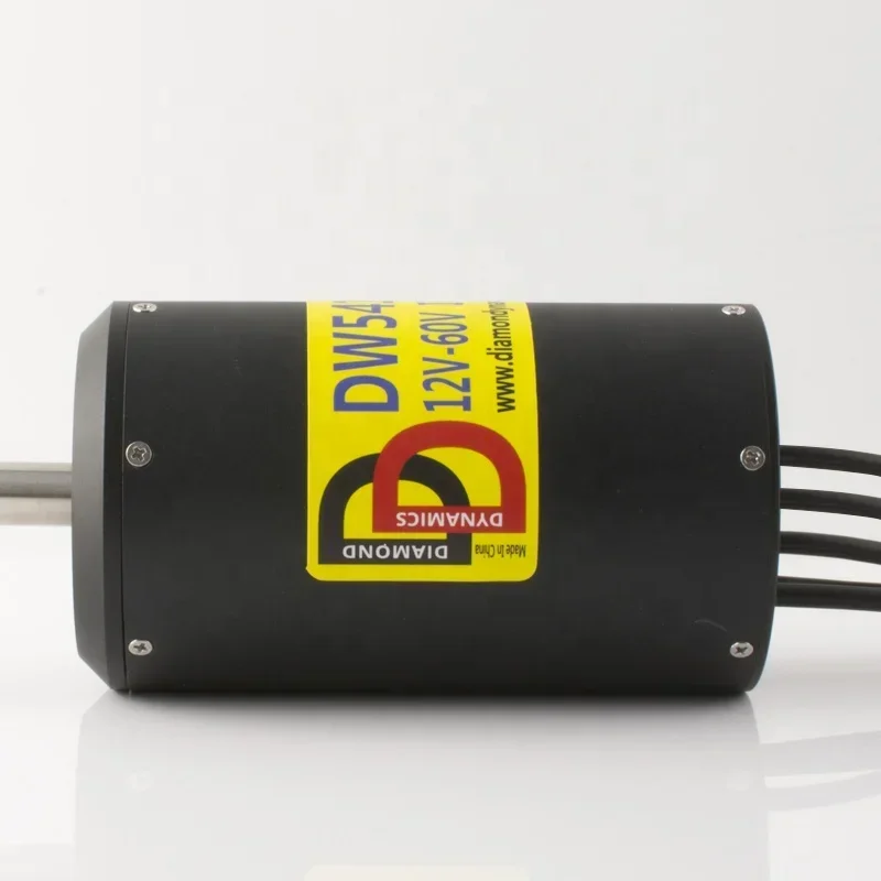 

DD DW54135 rc boat brushless motor DC12V - DC60V 11000RPM Waterproof internal rotation motor Underwater Thruster Brushless Motor