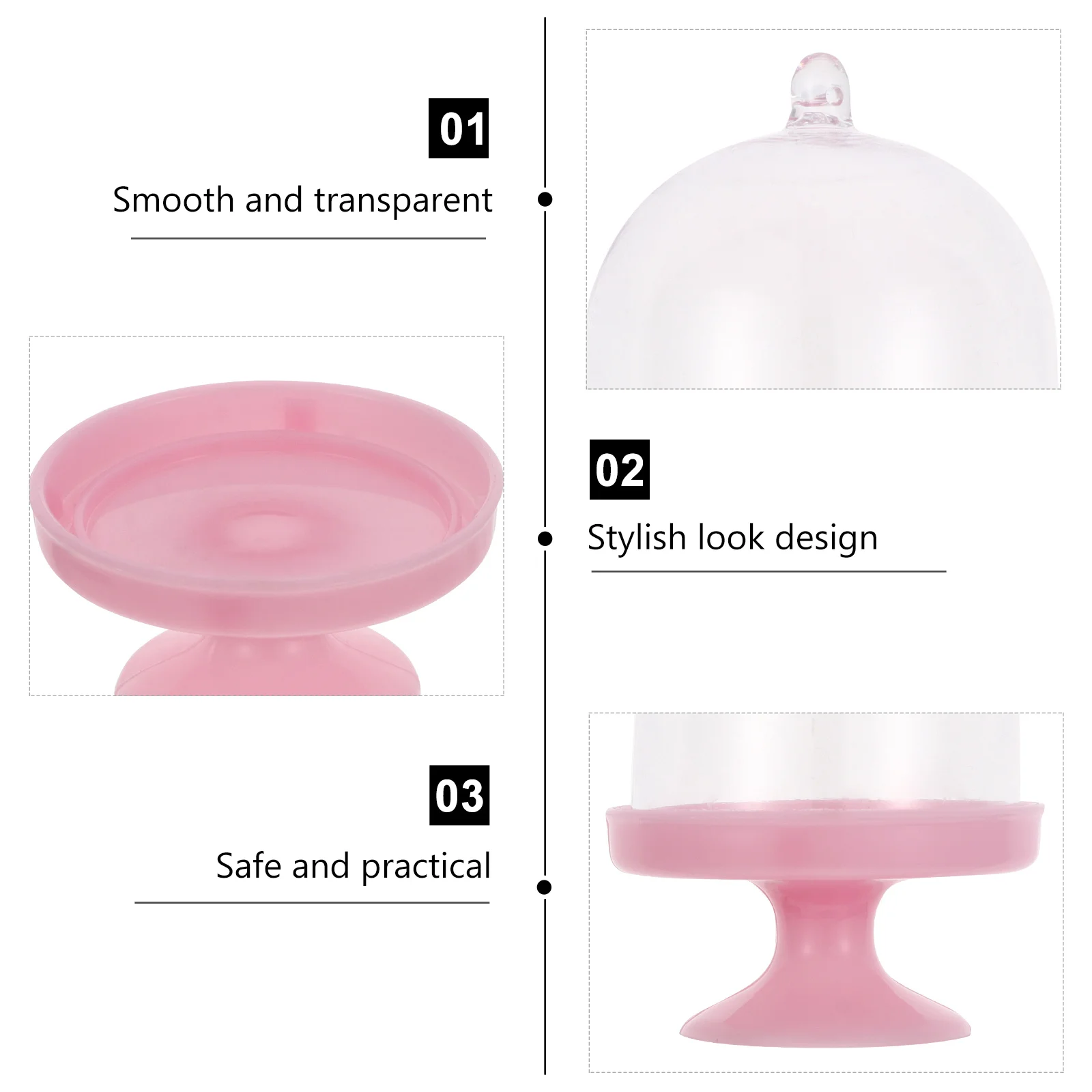 

12Pcs Shower Party Snacks Boxes Eco-Friendly Candy Cake Cookie Storage Boxes Stylish Creative Birthday Favor