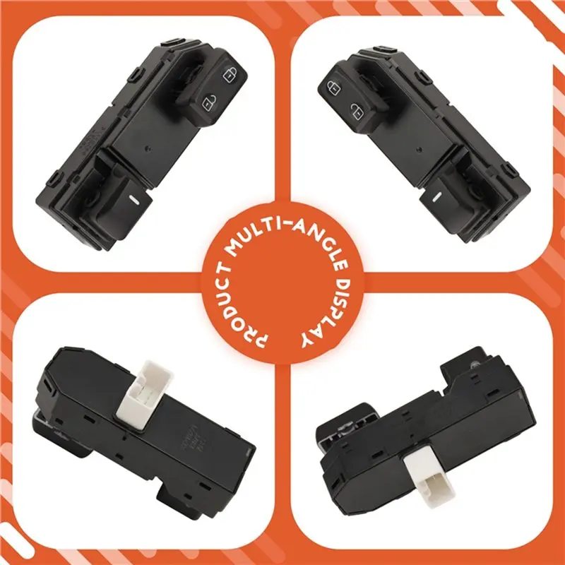 【NUEVO】Para KIA Sportage 10-16 1 par de interruptor de ventana de puerta delantera-botón regulador de ventanilla eléctrica 93575-3W100 93570-3W450 93576-3W100