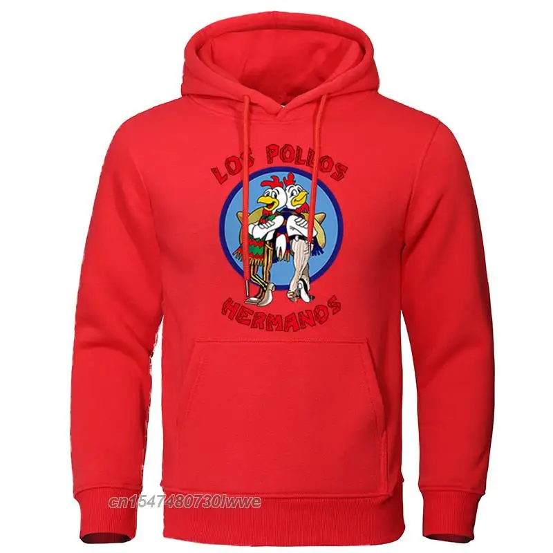 

Men's Hoodies Autumn Winter Letter Print Los Pollos Hermanos Male Sweatshirts Chicken Brothers Pullovers Tops