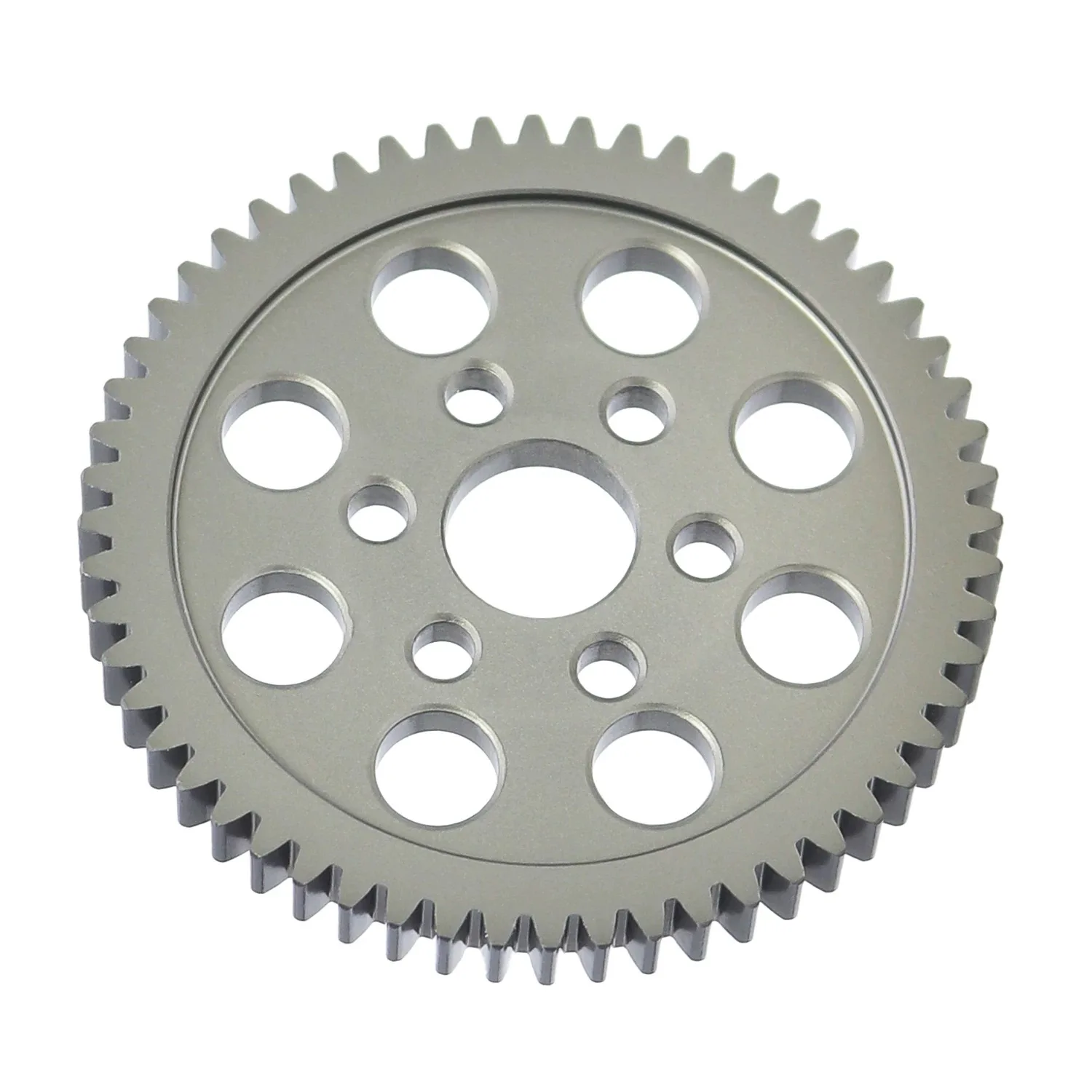 7075 Engranaje grande de aleación de aluminio 56T Engranajes rectos para 1/10 RC Car SCX10 TRX4 2. Piezas dedicadas LCG Wavebox de caja de cambios baja