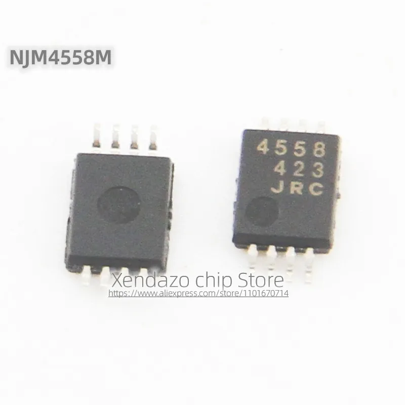 

10pcs/lot NJM4558M JRC4558M NJM4558 4558 SOP-8 package Original genuine Dual operational amplifier chip