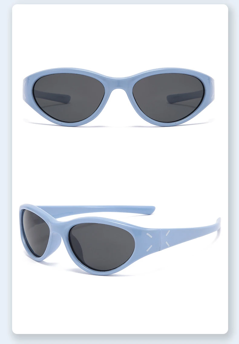 Neue Mode Cat-eye kinder Brille Outdoor Sonnenschirm Anti-uv-Silikon Polarisierte kinder Sonnenbrille 23089 – Detail 16
