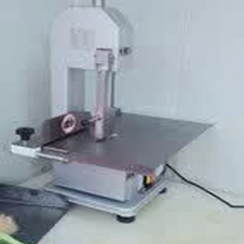Commercial Butcher Boy Automatic Multi-Functional Meat Slicer   Stainless Steel Frozen Fresh Band Cutter with Goat Bone Saw