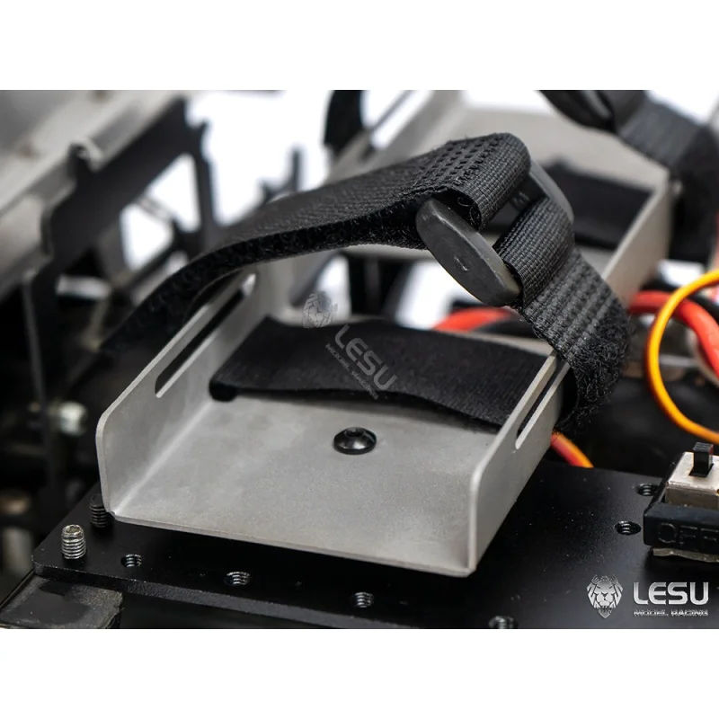 LESU RC Metal Battery Box Transmission Isolating Board for DIY 1/14 RC Tractor Truck Dumper Remote Control Car Toys