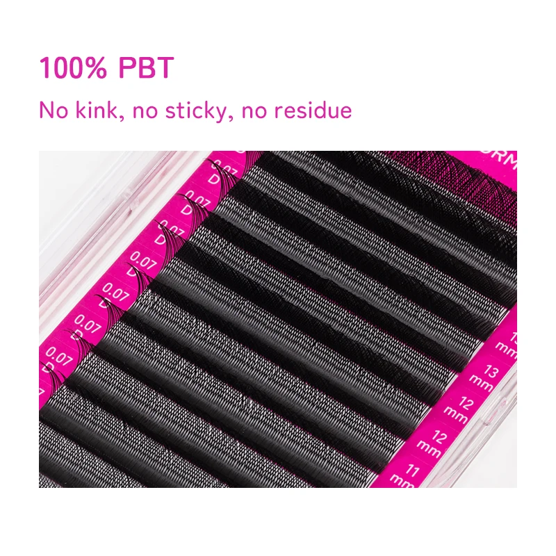 ขนตาปลอม LUKATME YY ขนาด 0.07 มม. 8-15 มม. สำหรับฝึกหัด ขนตา YY สำหรับผู้เริ่มต้น ปลายสองด้าน รูปตัว Y