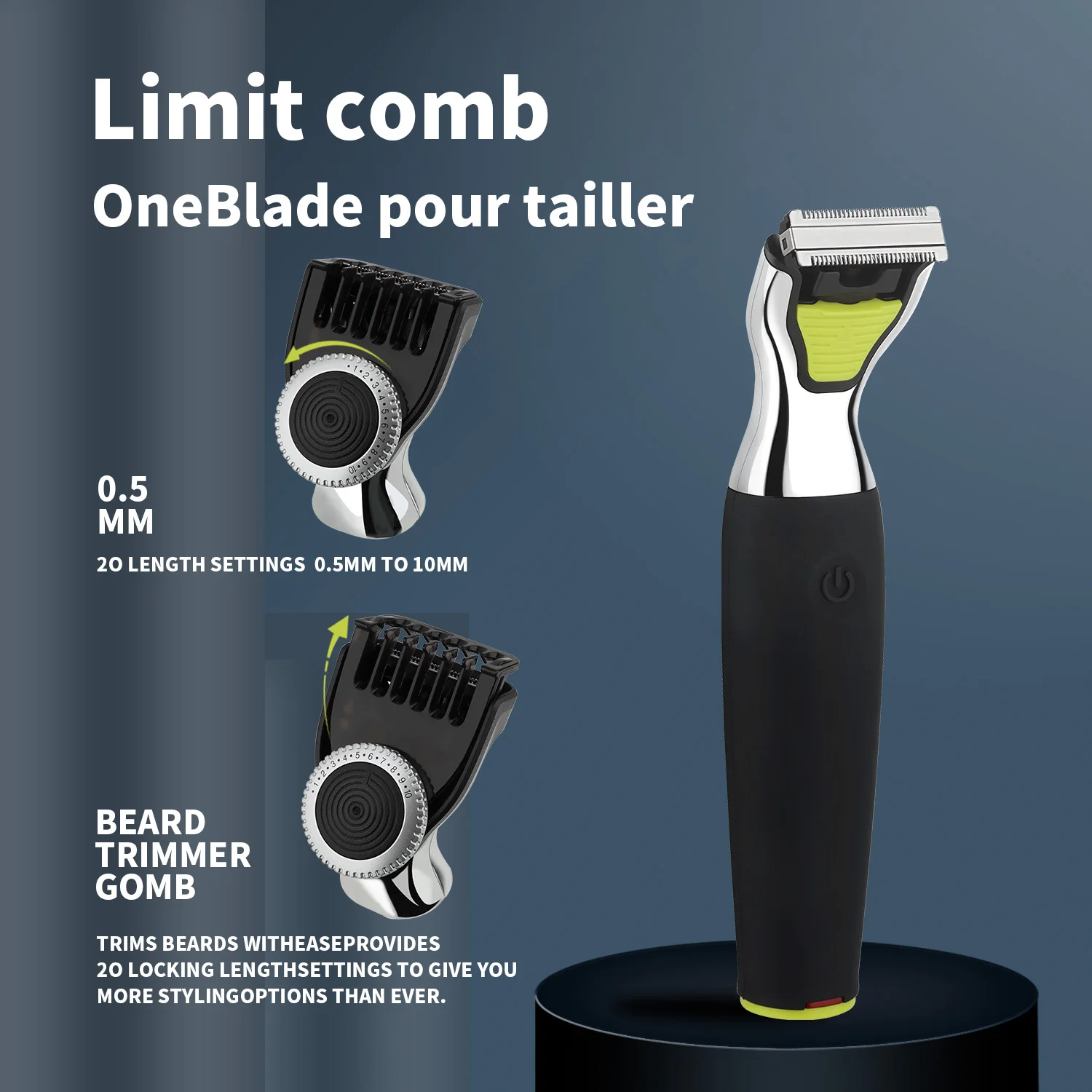 ماكينة قص الشعر الكهربائية للرجال من الأجهزة المنزلية، أداة تهذيب الوجه، منفذ شحن USB، تنظيف عميق، مريح ولطيف #2