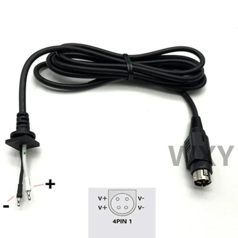 LCD TV Recorder Power Supply DC Maintenance Cable DC Plug Round Mouth 4Pin DIN Core Power Supply Charging Connection Cable