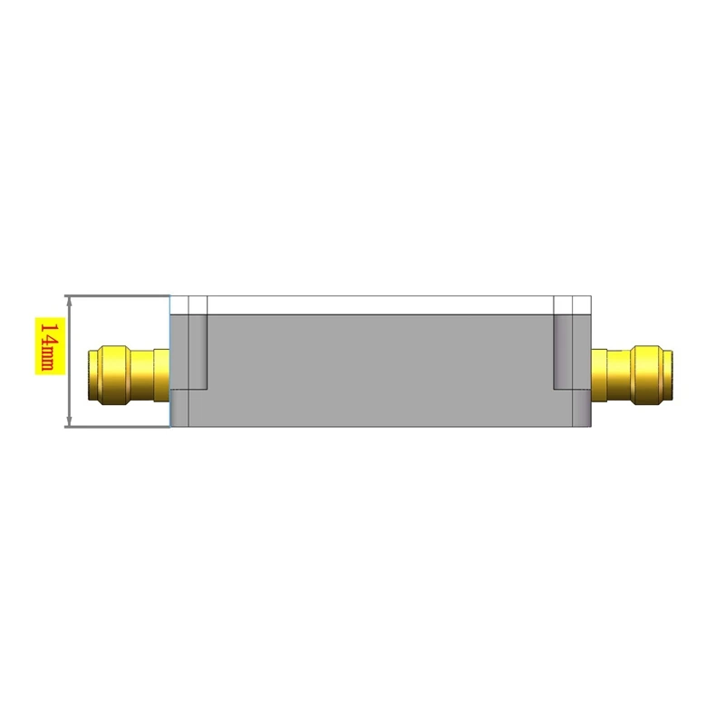 10M-6Ghz High Flatness Amplifier Low Noise Amplifier Gain 30DB RF Signal Driving Receiver Front End Spare Parts