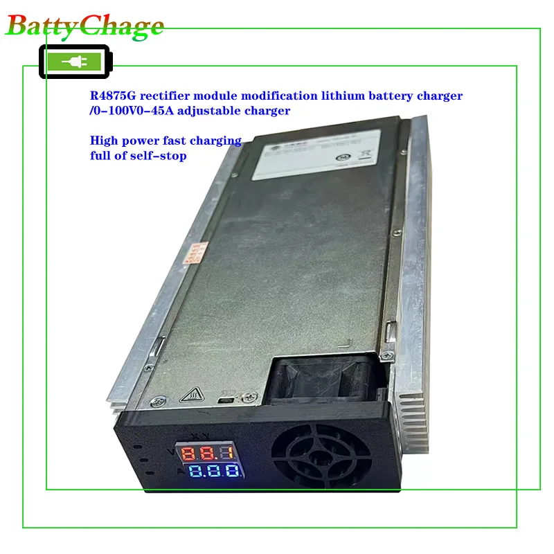 R4875G rectifier module modification lithium battery charger/0-100V 0-45A adjustable charger, self-stop when full