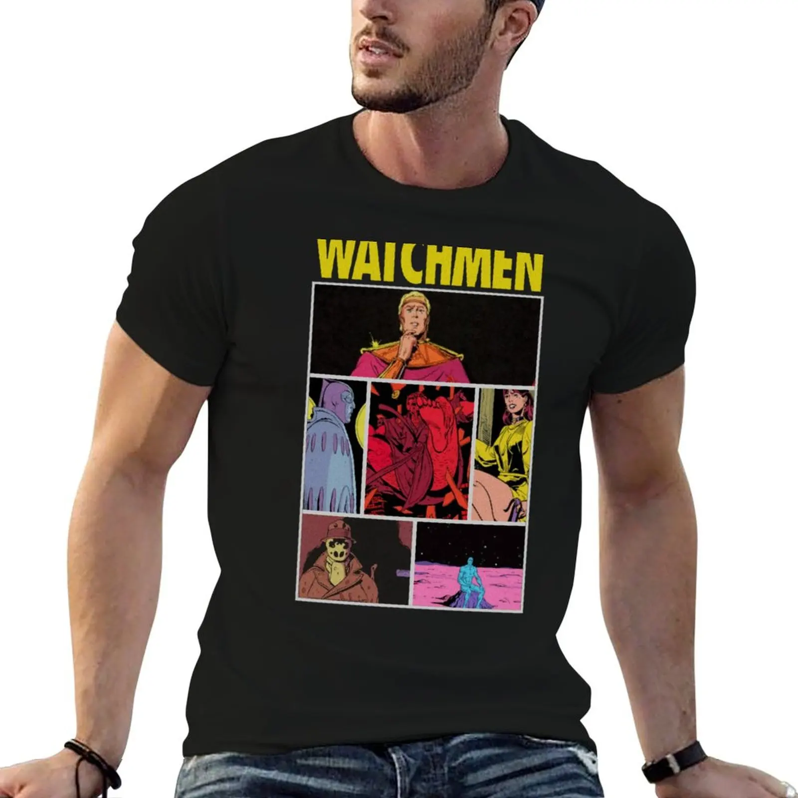 WATCHMEN T-Shirt plain sublime shirts graphic tee men
