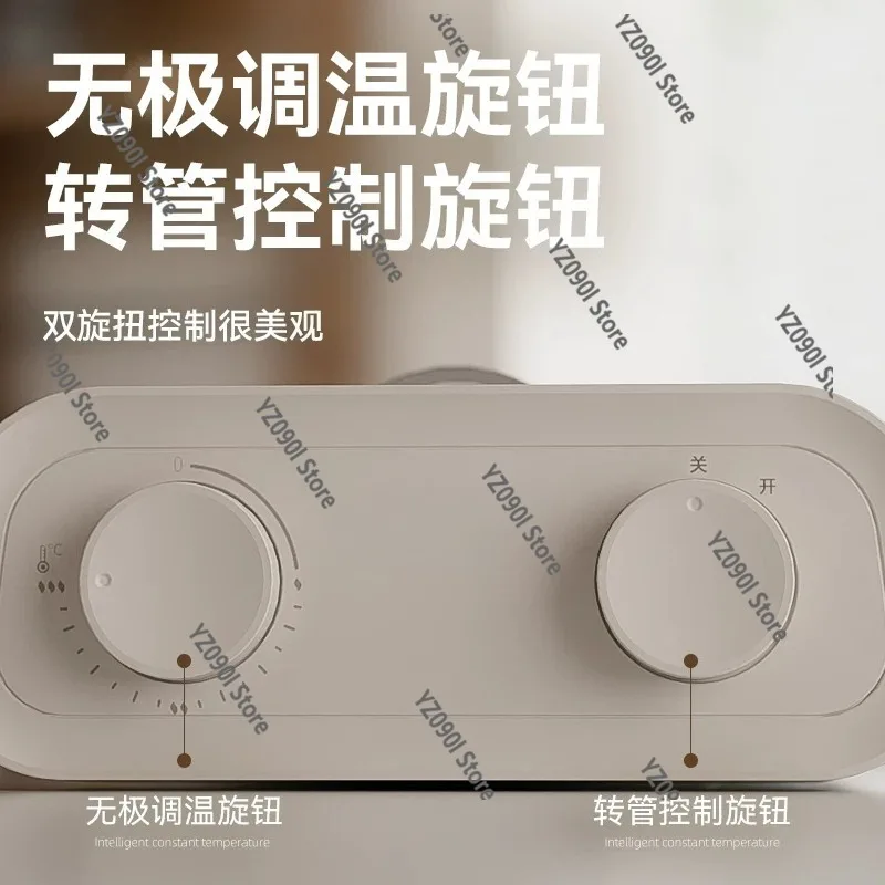 Household Mini Hot Dog Maker, 3-in-1 Multifunctional Automatic Sausage Grilling Machine