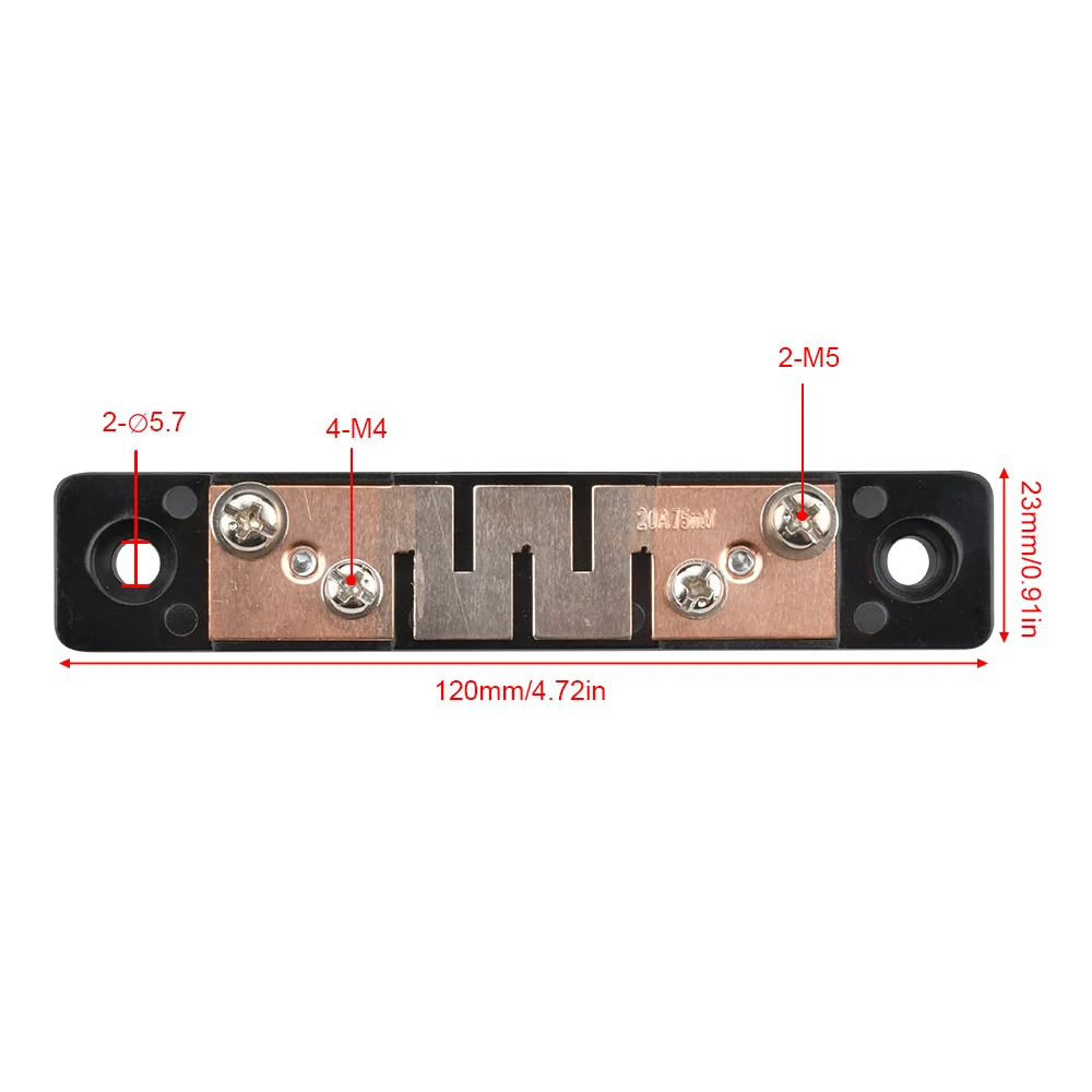 JF-01 External Shunt 10-50A 75mV Current Meter Shunt Resistor for Digital Voltmeter Ammeter Wattmeter Meter New Type Of Shunt