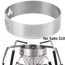 Gather Fire Windshield Gas Stove Burner Cover Windproof Spider Stove Support Wok Ring for Soto 310 Stove Camping Accessories