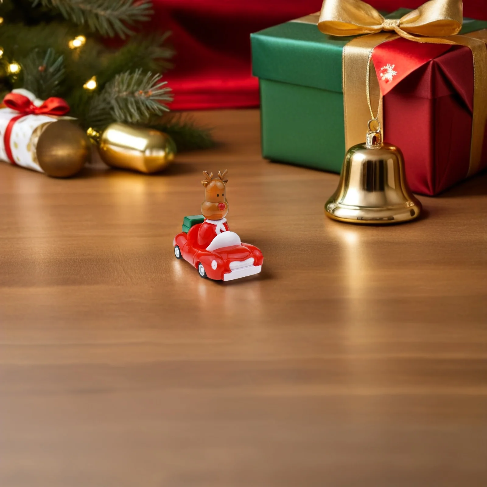 

6pcs Christmas Pull Back Cars Mini Santa Snowman Friction Powered Vehicles Kids Party Favors Holiday Stocking Stuffers Classroom