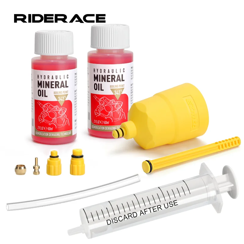 

Bicycle Brake Oil Bleed Kit Tools 60ML Brake Mineral Oil Bike Brake Repair Tool For Shimano Hydraulic Disc Brake Bleeding Tool