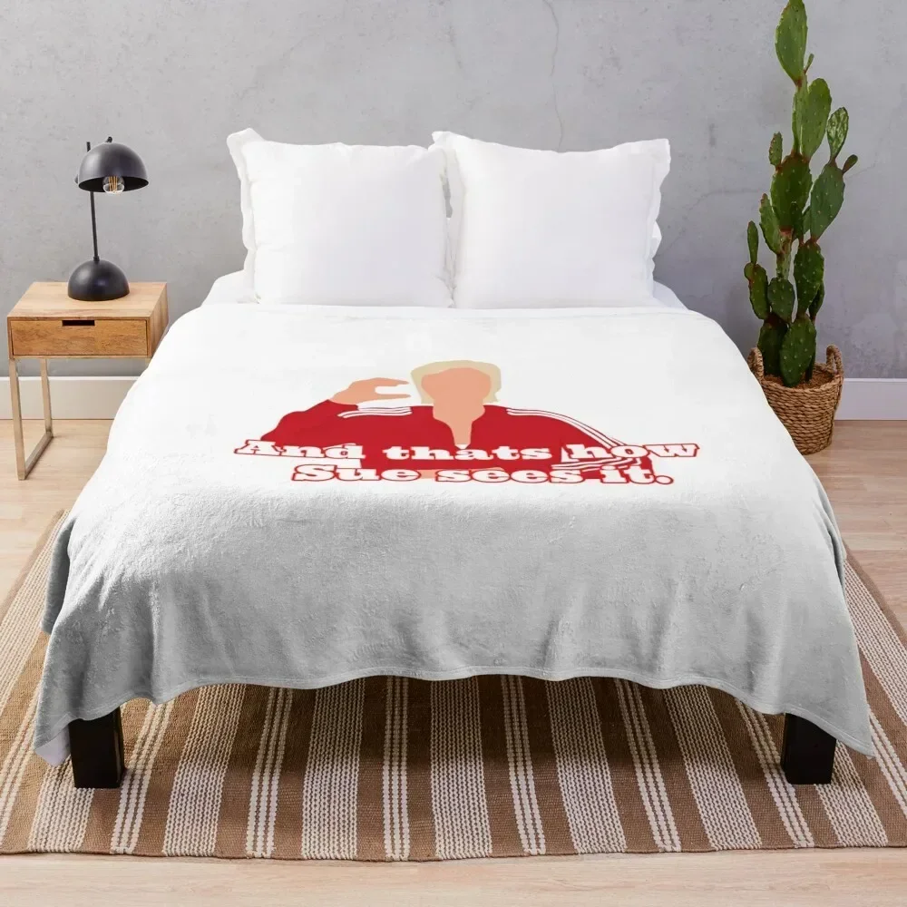 

sue sylvester Throw Blanket