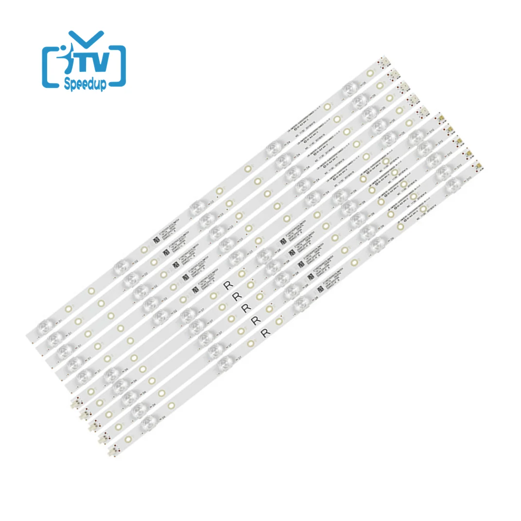 

5set=50pcs LED bar for LB-GM3030-GJ0D22555X10AN22-R-1-H L T 55PUS7304 55PUS6704 55PUS7394 55PUS7504 TPT550J1-QUBH84.K 55PUS6754