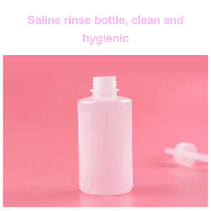 1PC Eyelash Cleaning Bottle elbow Cleaning bottle water squeeze dropper plastic squeeze bottles lash bath bottles primer kettle