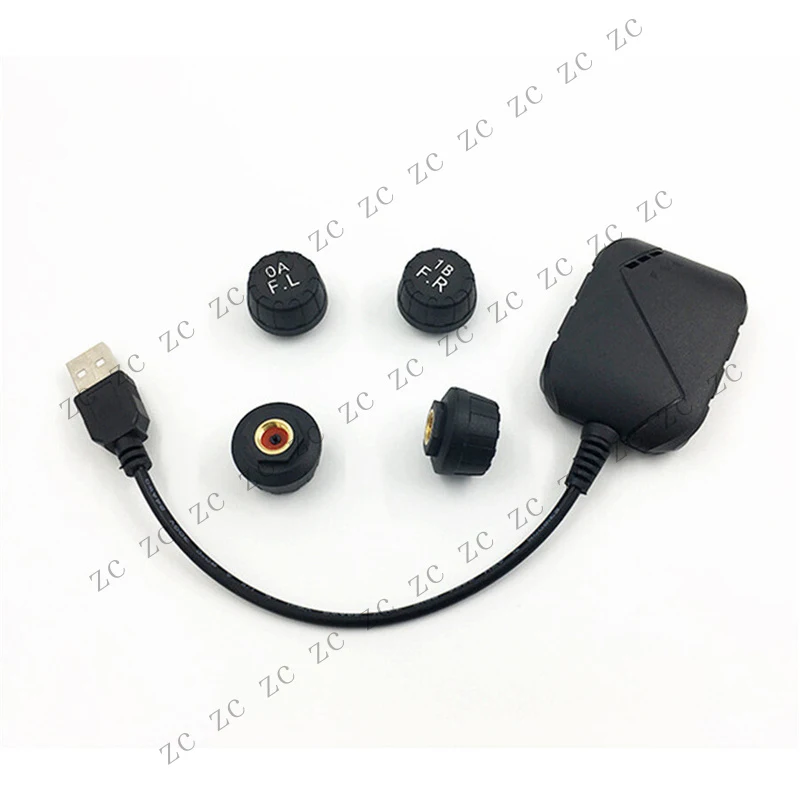 S+ New USB Android TPMS External Sensor Car Tire Pressure Monitoring Alarm System