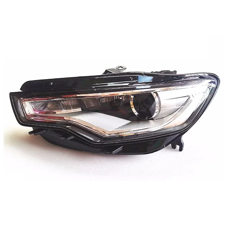 For Audi A6 C7 2012 2013 2014 2015 Xenon Headlight Half-assembly Low and High with Full Xenon Headlights