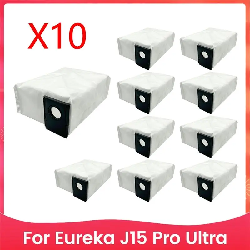 BAAJ-Dust Bag For Eureka J15 Pro Ultra Robot Vacuum Cleaner Accessories Garbage Dust Bags Replacement Parts 10PCS